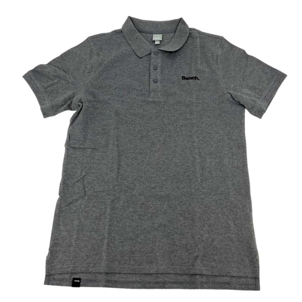 Bench | Men's Short Sleeve Polo Shirt | Grey | Medium
